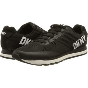 DKNY Jaxson women Lace up  Athletic casual sneakers Black/White 8.5